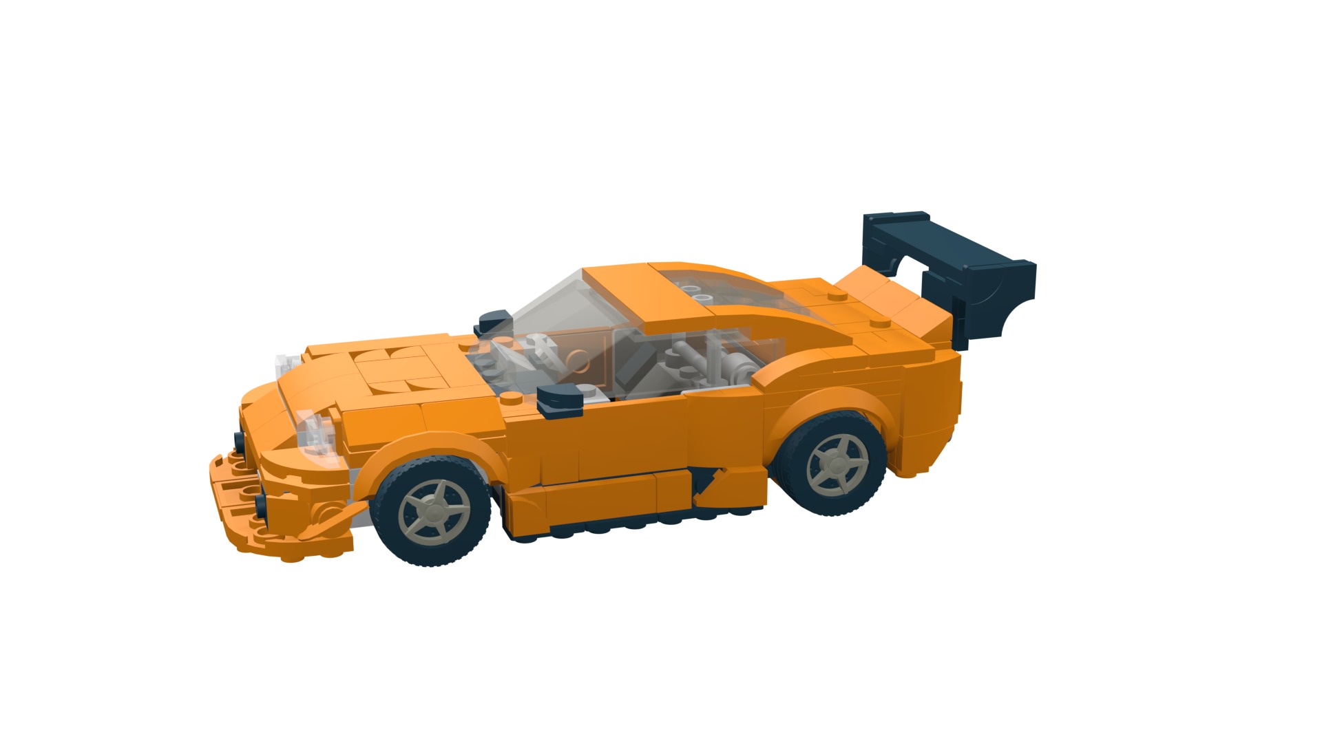 MocBricks3D - Lego Toyota Supra Mk8  3D print model_49