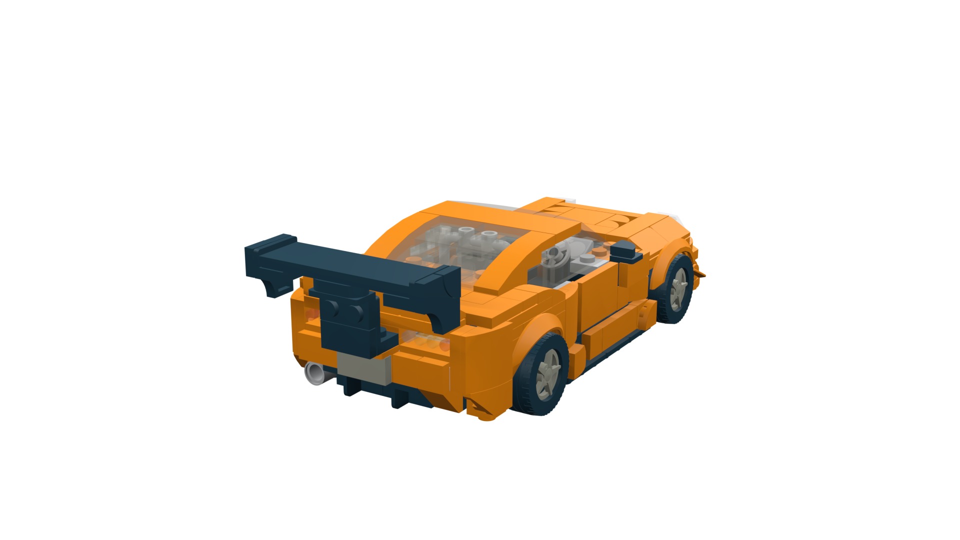 MocBricks3D - Lego Toyota Supra Mk8  3D print model_32