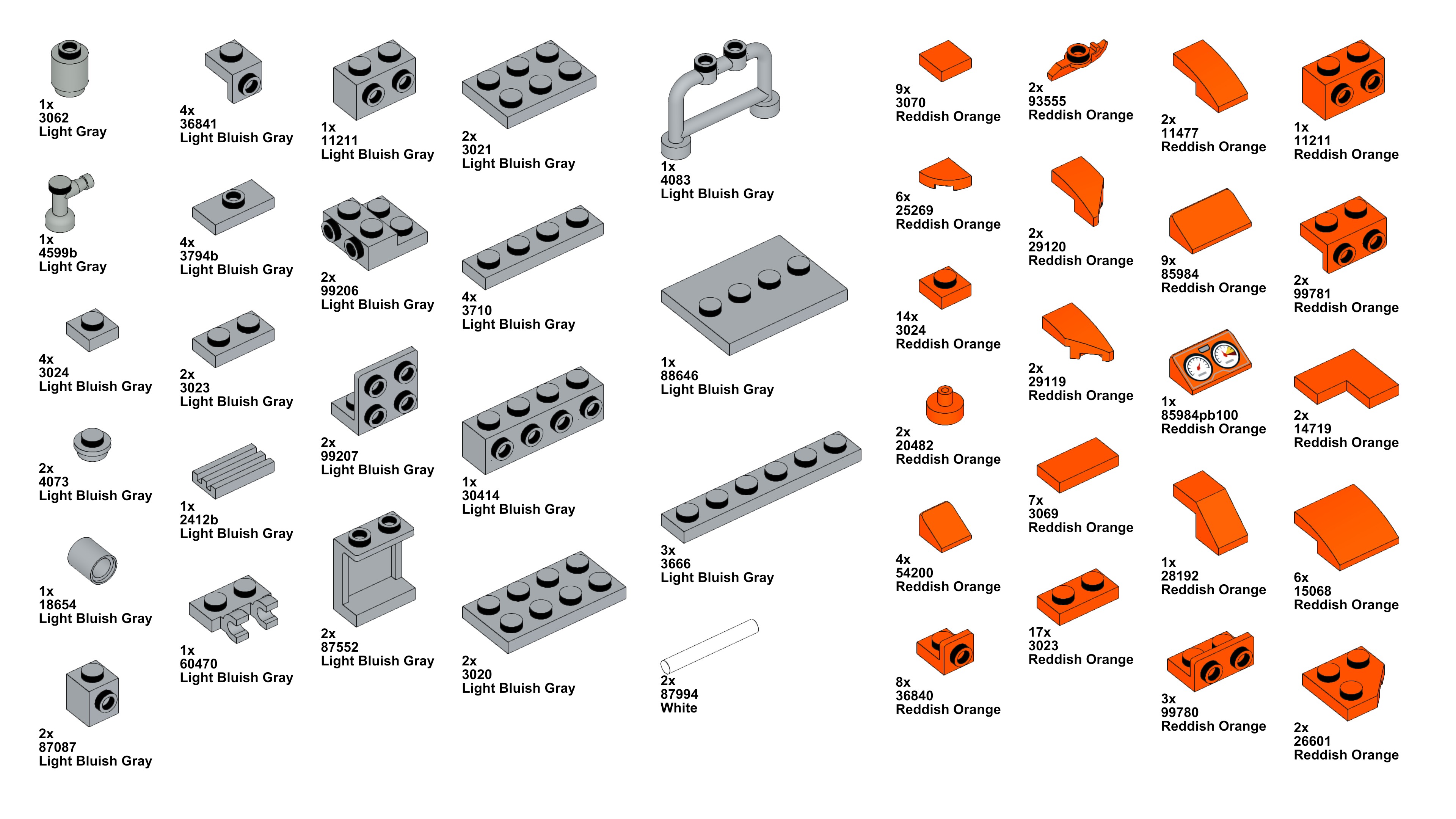 MocBricks3D - Lego Toyota Supra Mk8  3D print model_6