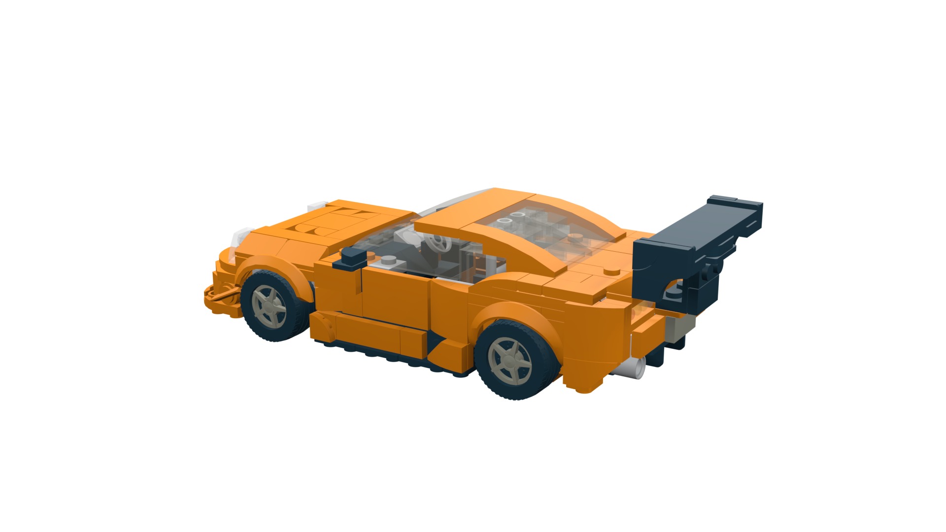 MocBricks3D - Lego Toyota Supra Mk8  3D print model_43
