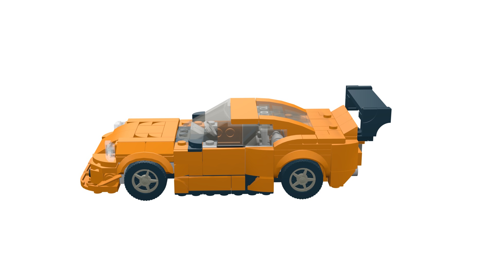 MocBricks3D - Lego Toyota Supra Mk8  3D print model_47