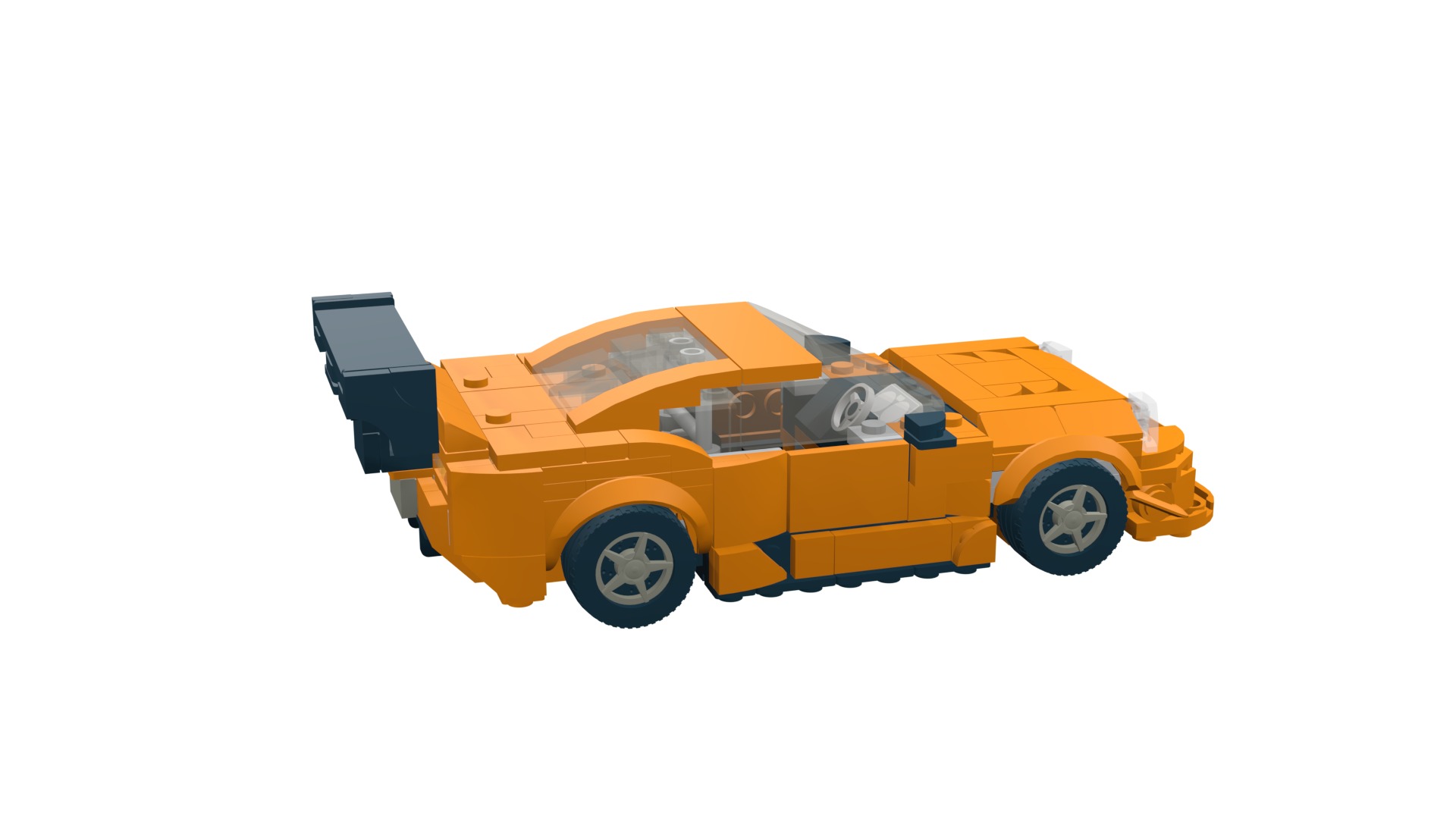 MocBricks3D - Lego Toyota Supra Mk8  3D print model_27