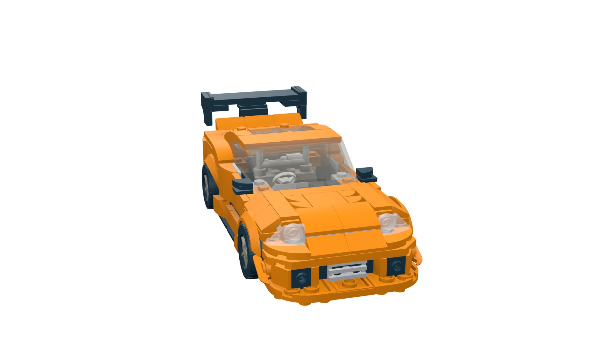 MocBricks3D - Lego Toyota Supra Mk8  3D print model_16