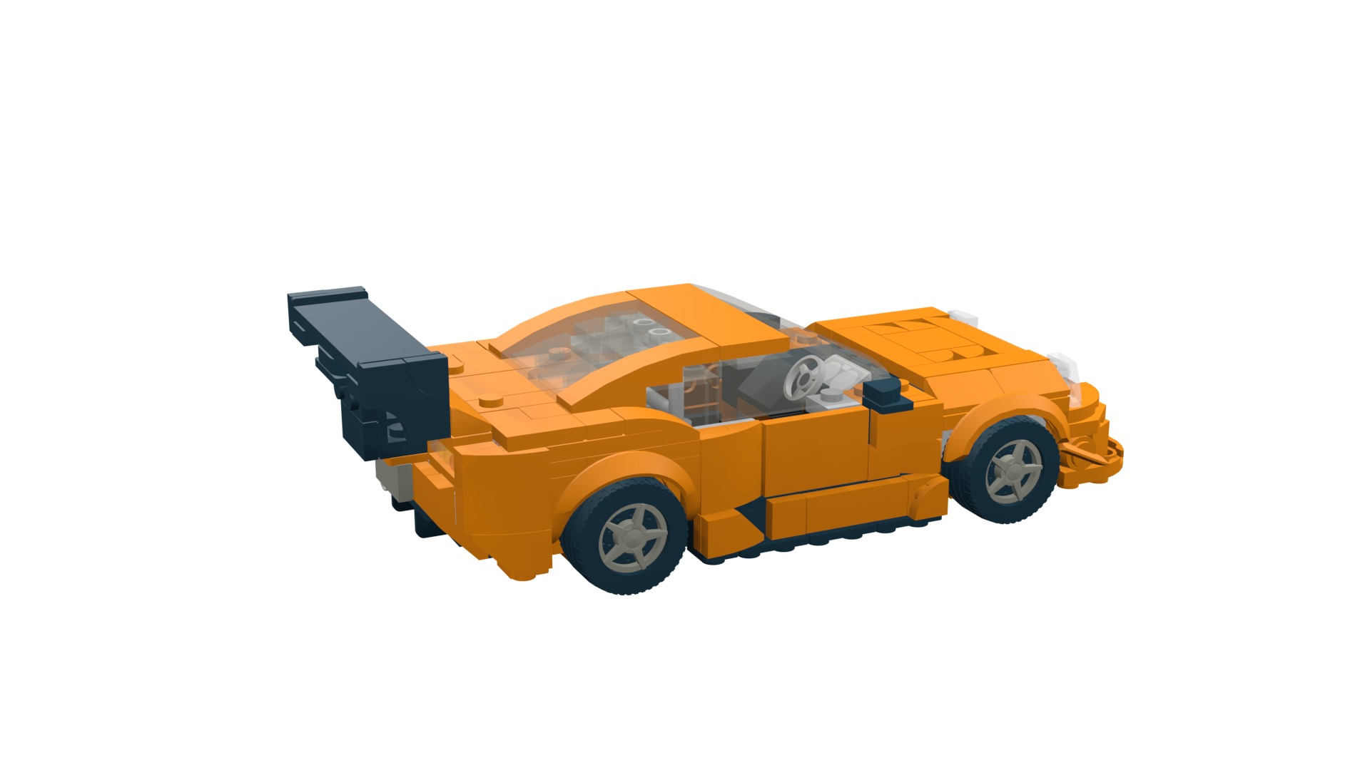 MocBricks3D - Lego Toyota Supra Mk8  3D print model_28