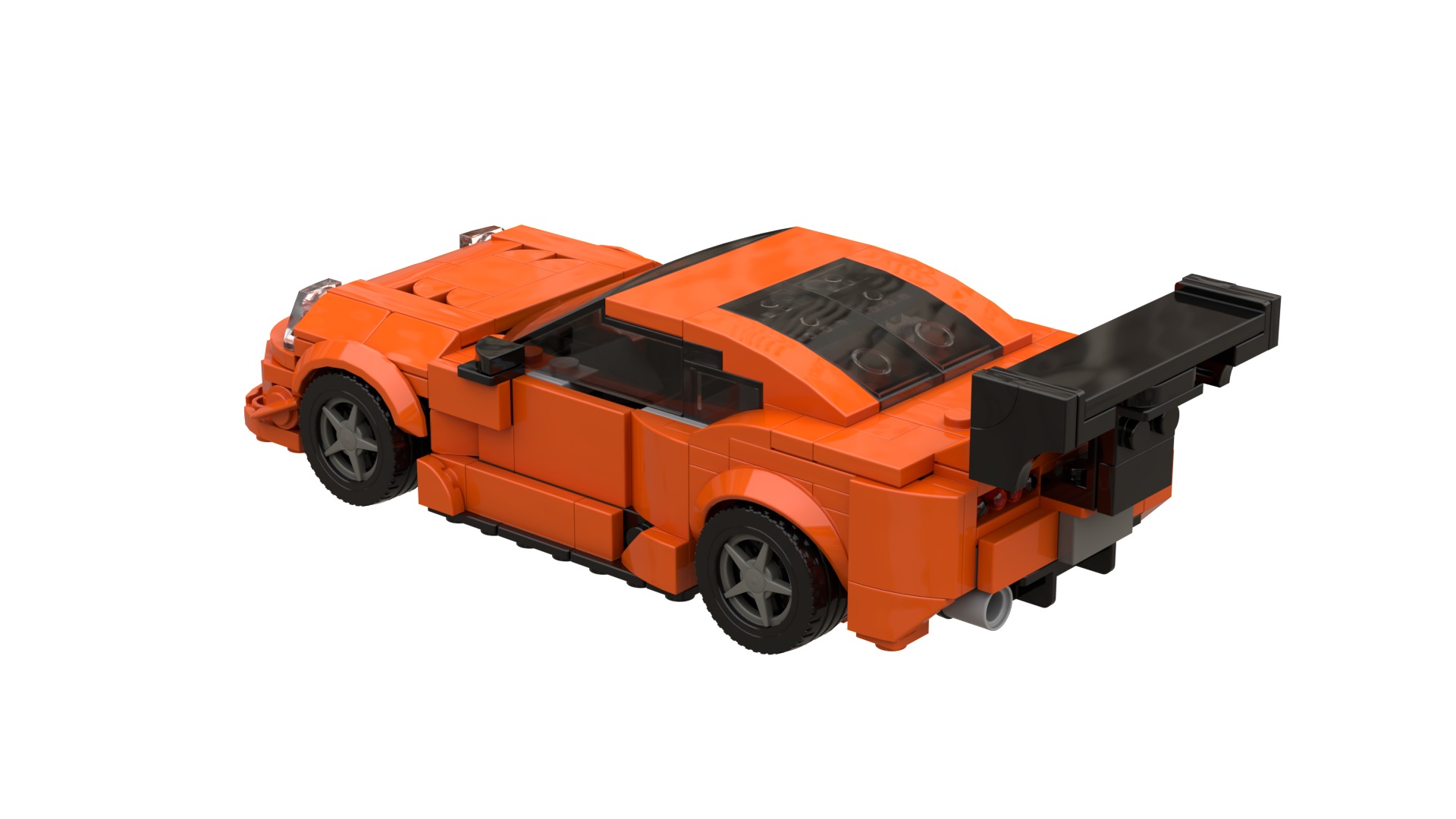 MocBricks3D - Lego Toyota Supra Mk8  3D print model_1