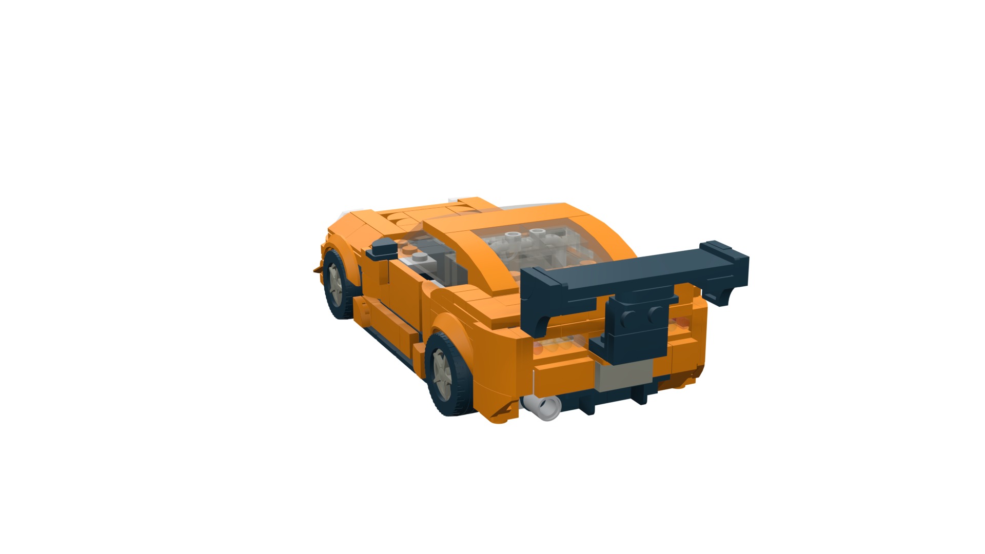 MocBricks3D - Lego Toyota Supra Mk8  3D print model_39
