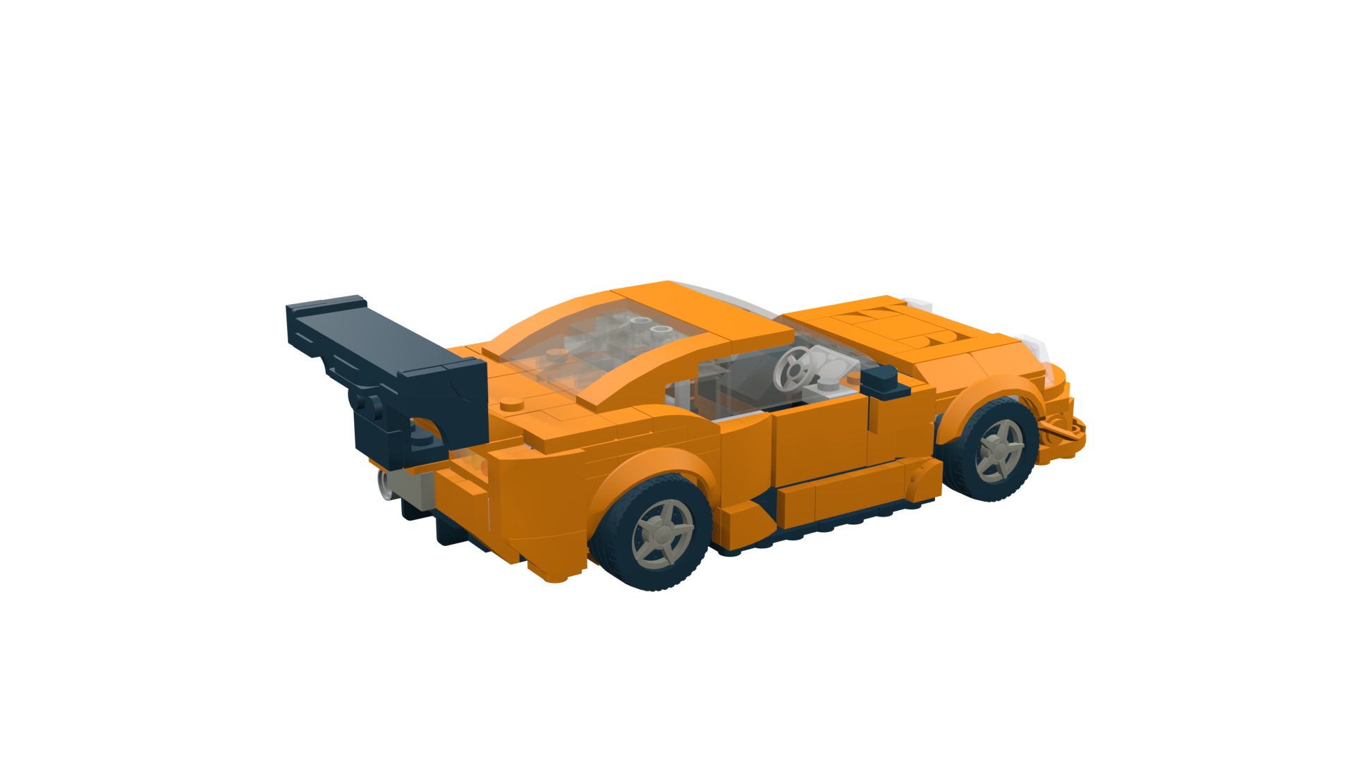 MocBricks3D - Lego Toyota Supra Mk8  3D print model_29