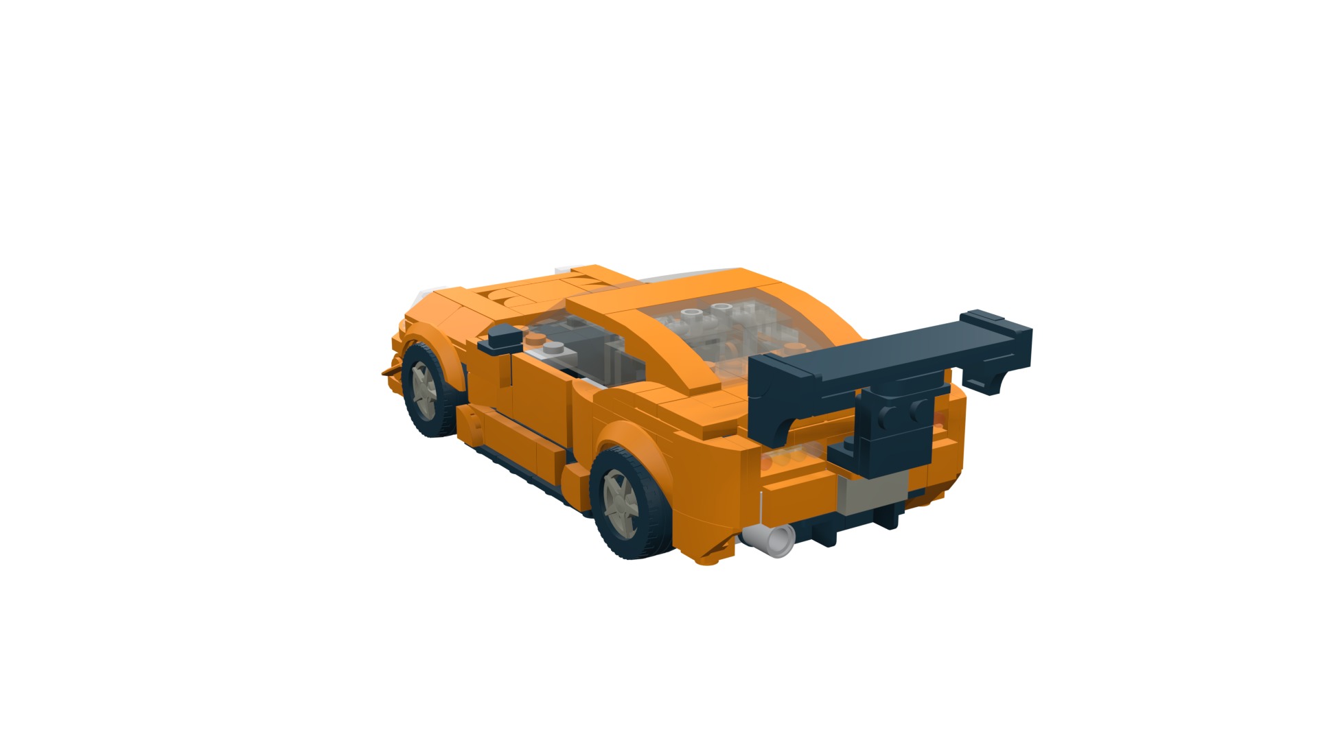 MocBricks3D - Lego Toyota Supra Mk8  3D print model_40