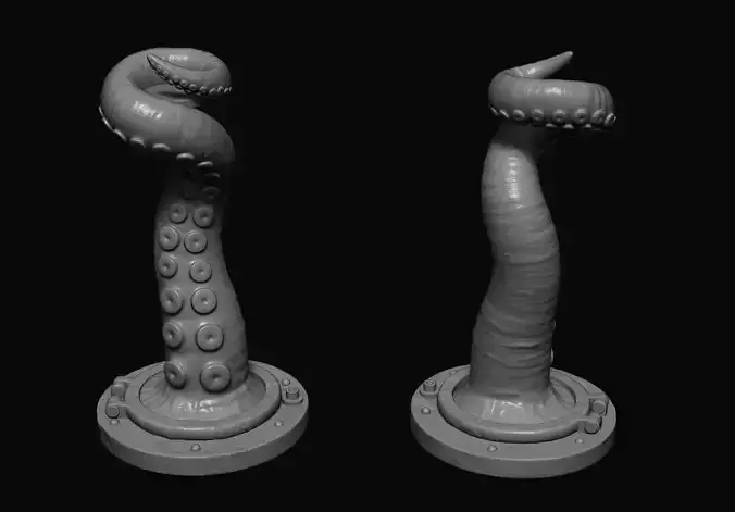 Octopus Gill Statue - Candle Holder