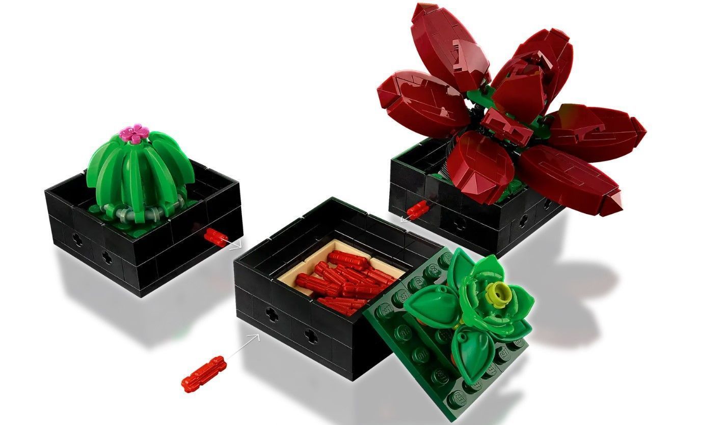 PixelBricks3D -  Lego Succulents  3D print model_4