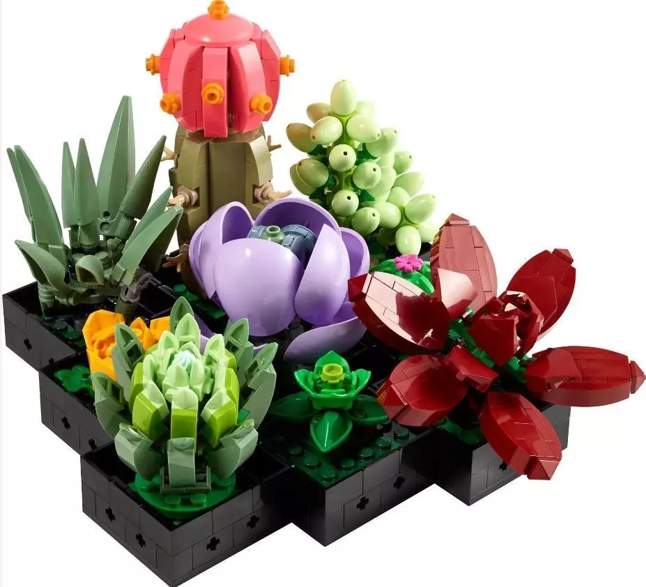 PixelBricks3D -  Lego Succulents  3D print model_0