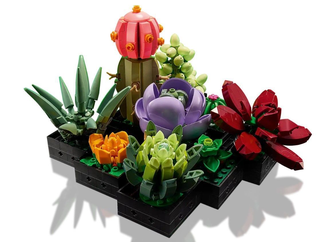 PixelBricks3D -  Lego Succulents  3D print model_1