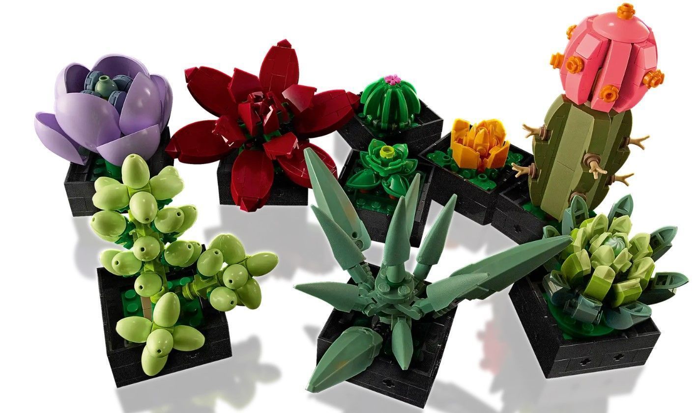PixelBricks3D -  Lego Succulents  3D print model_3