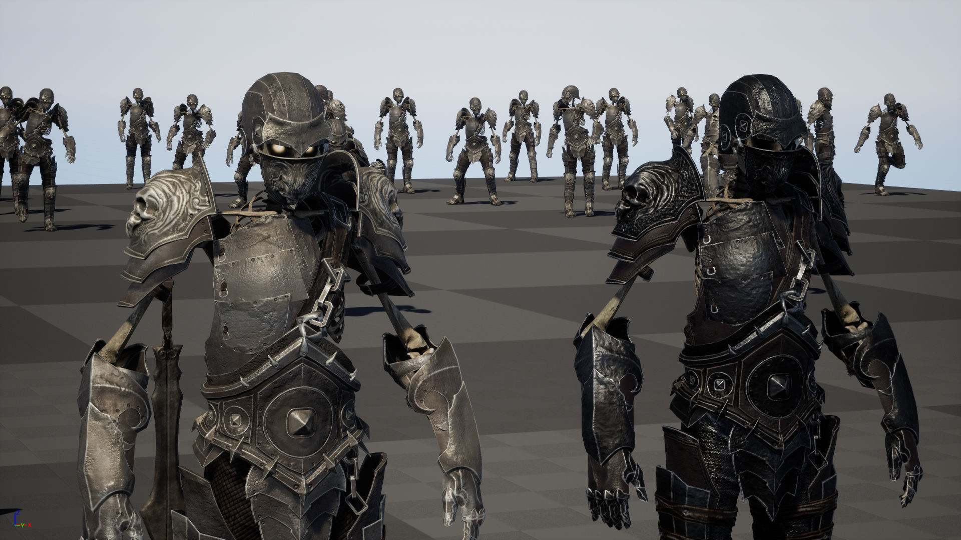 Skeleton3 Low-poly 3D model_34