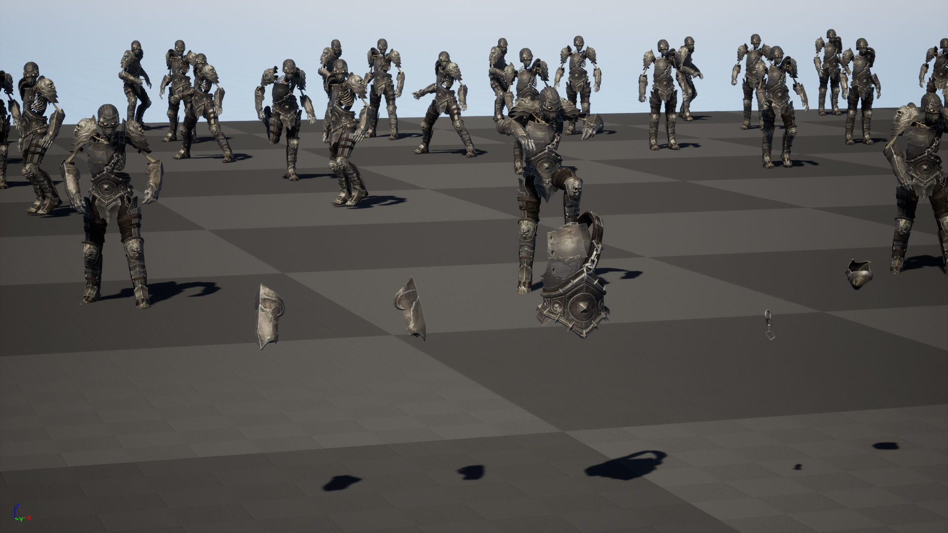 Skeleton3 Low-poly 3D model_33