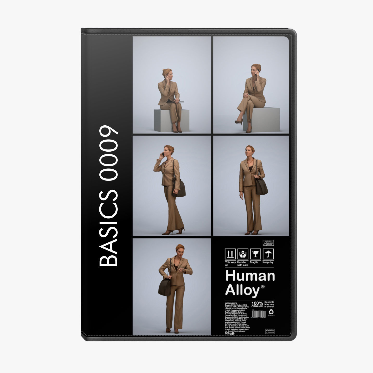 250 People - Human Alloy Library 1 - Basics0001 -Basics0050 3D model_9