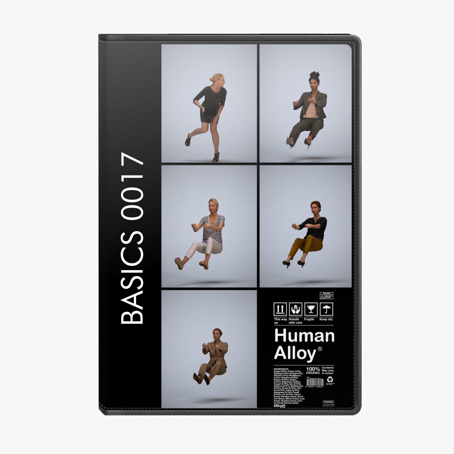 250 People - Human Alloy Library 1 - Basics0001 -Basics0050 3D model_17