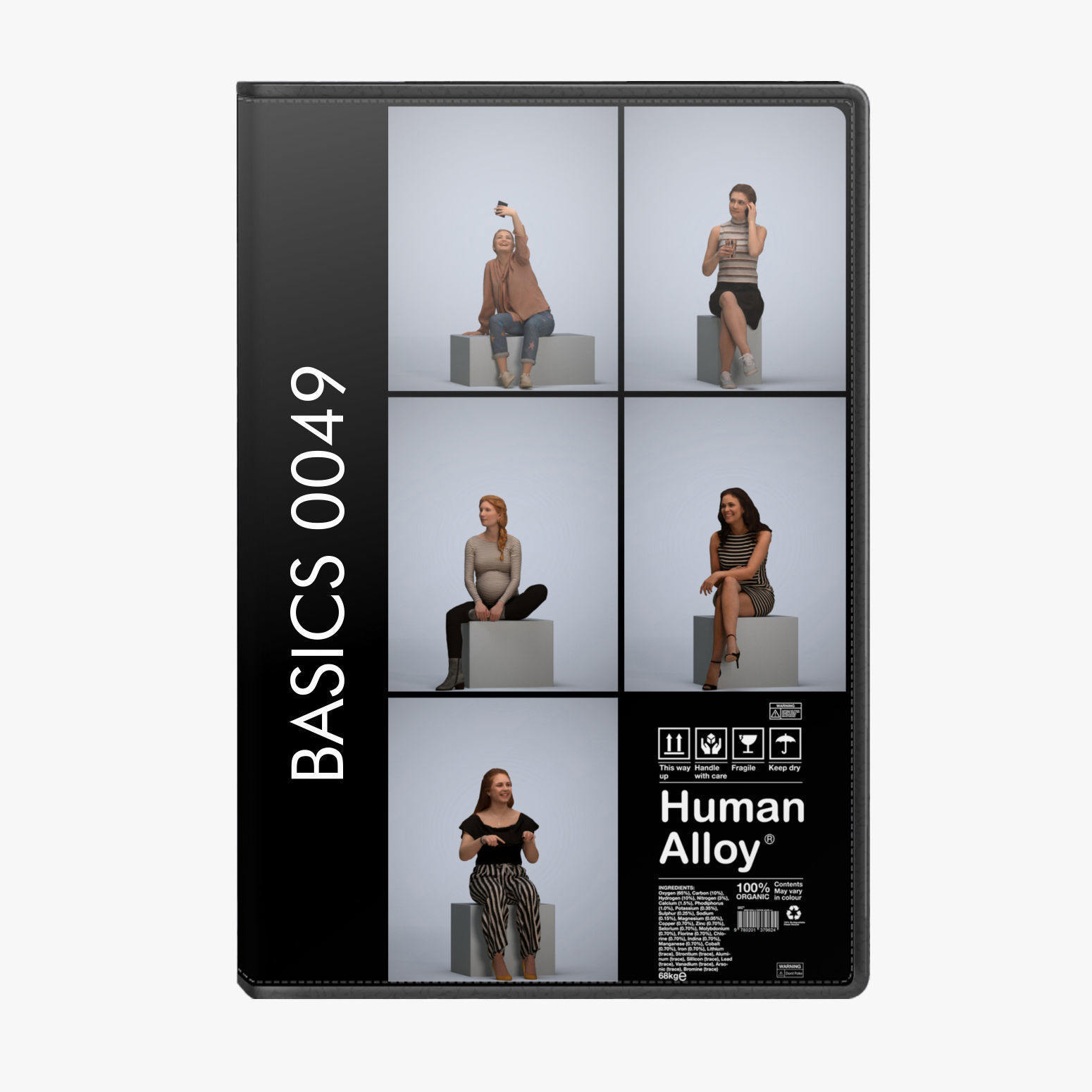 250 People - Human Alloy Library 1 - Basics0001 -Basics0050 3D model_49
