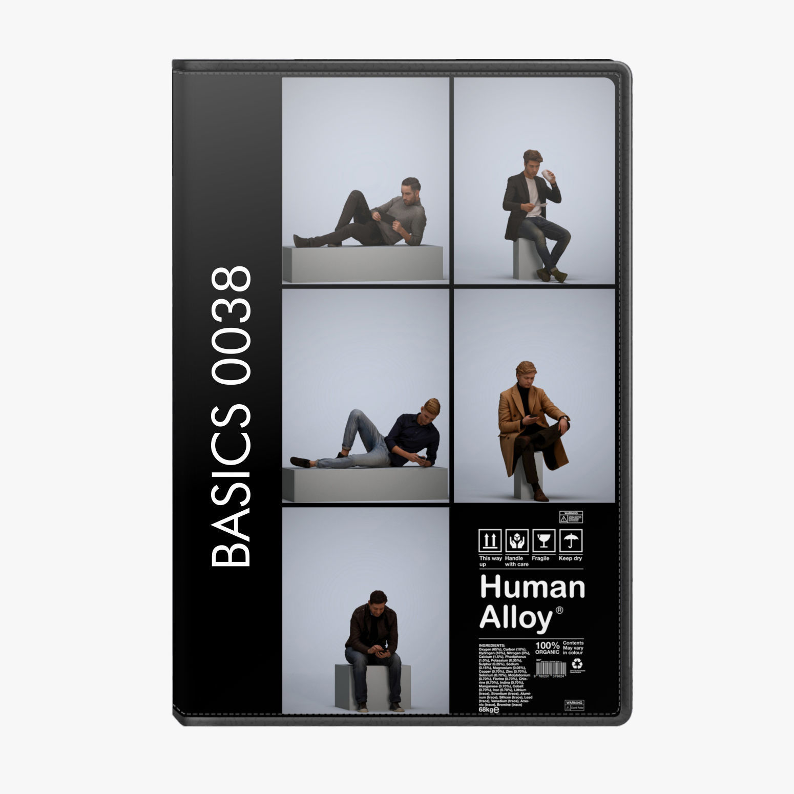 250 People - Human Alloy Library 1 - Basics0001 -Basics0050 3D model_38