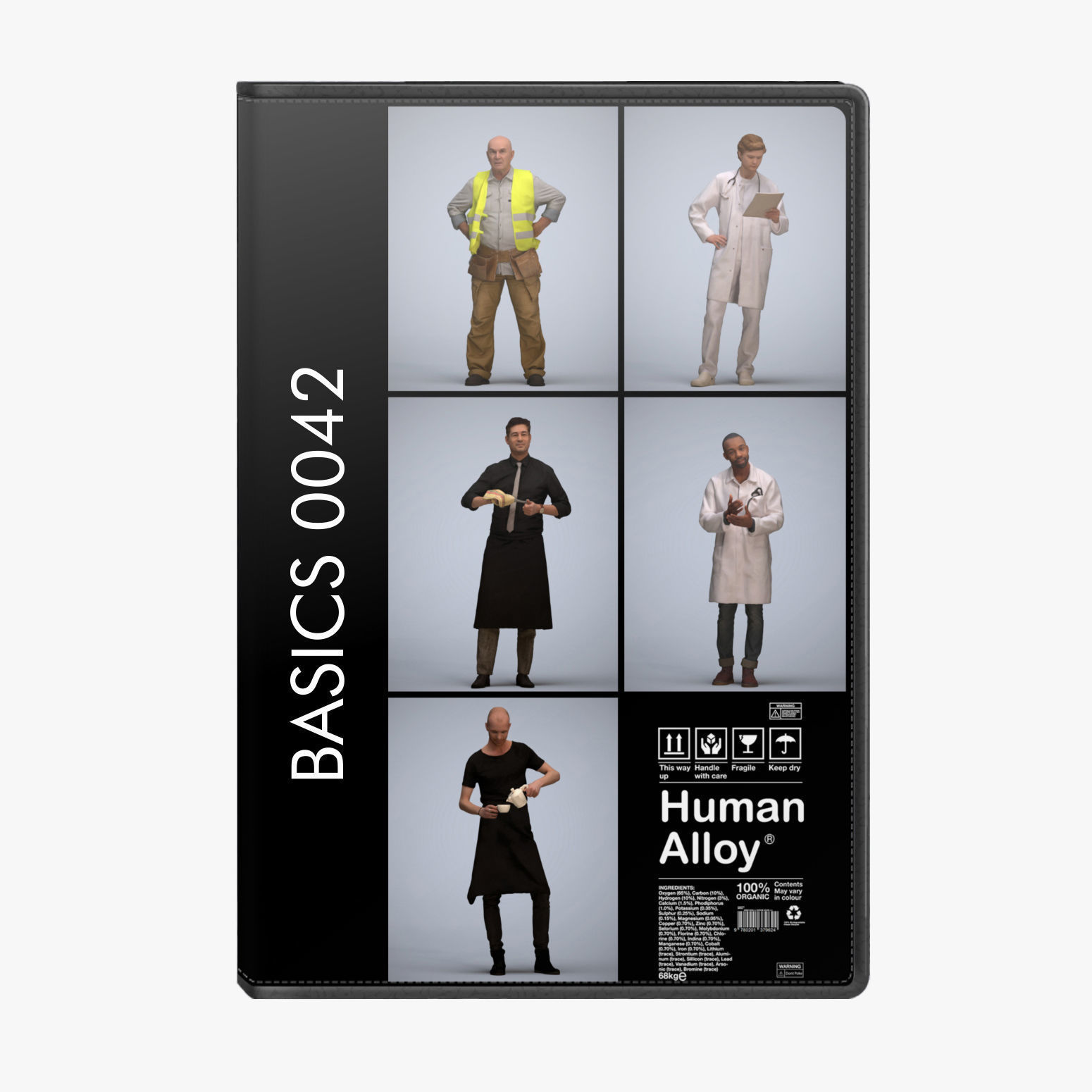 250 People - Human Alloy Library 1 - Basics0001 -Basics0050 3D model_42