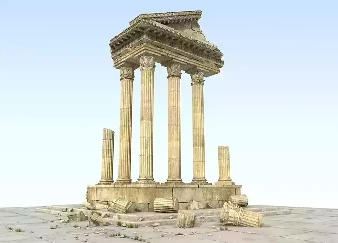 Ancient Greek Ruin Temple