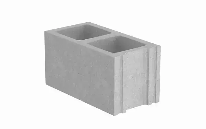 Cinder Concrete Block 3D model