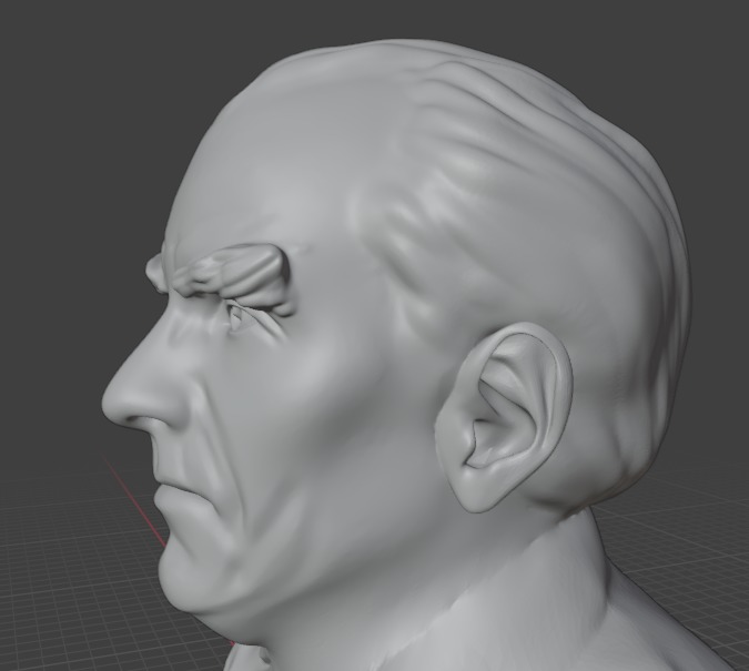Paul Feyerabend 3D print model_9