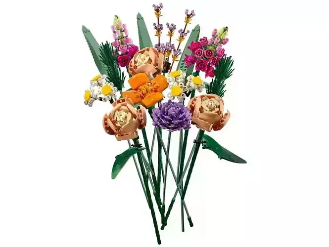 PixelBricks3D - Lego Flower Bouquet 