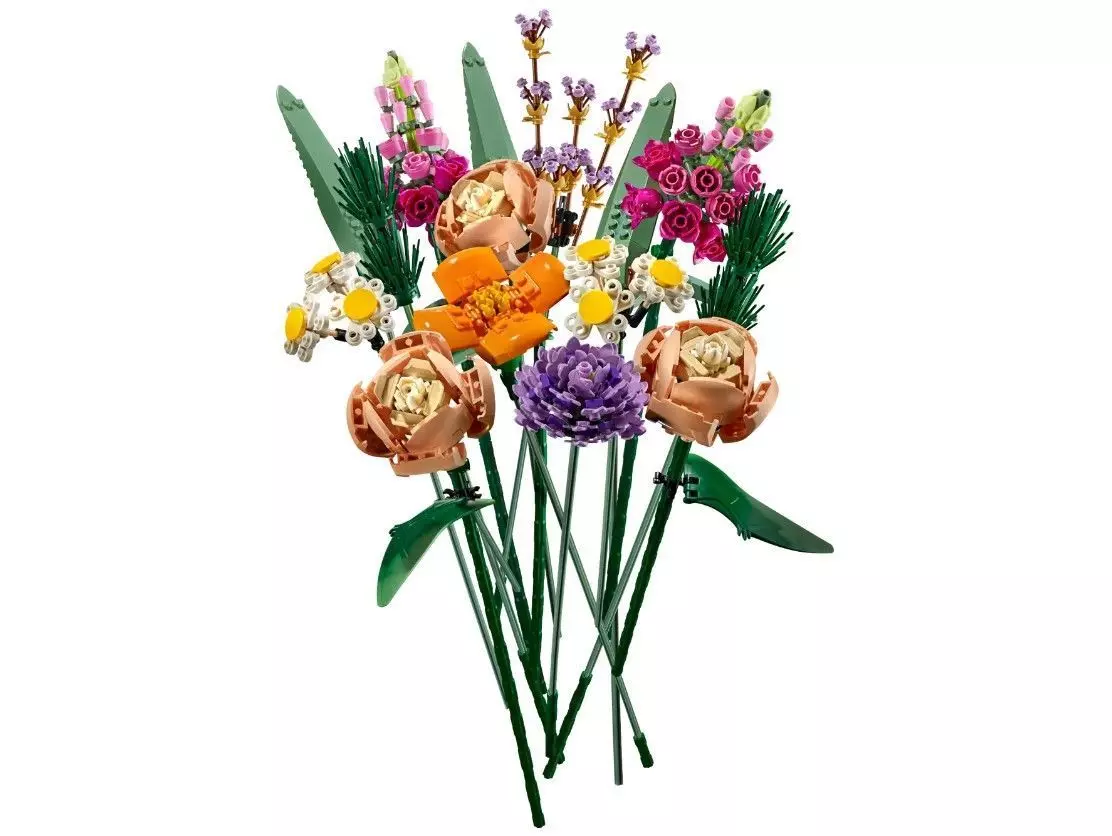PixelBricks3D - Lego Flower Bouquet  3D print model_0