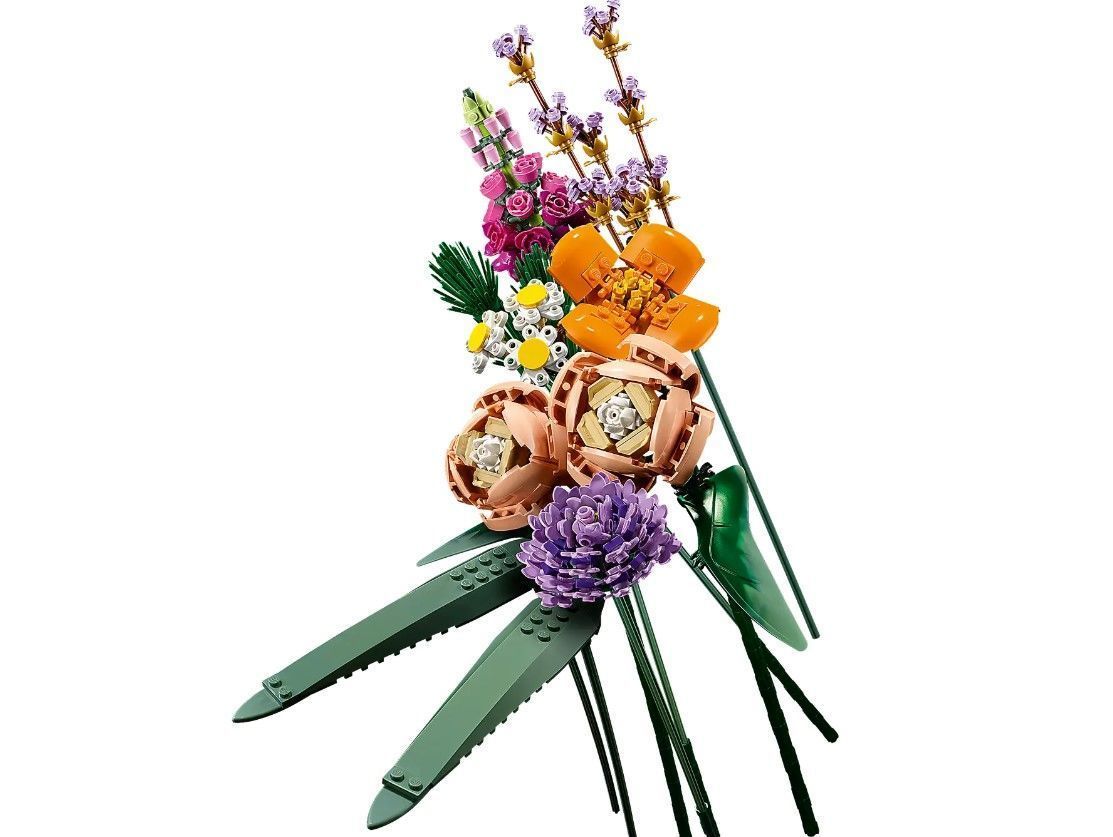 PixelBricks3D - Lego Flower Bouquet  3D print model_2