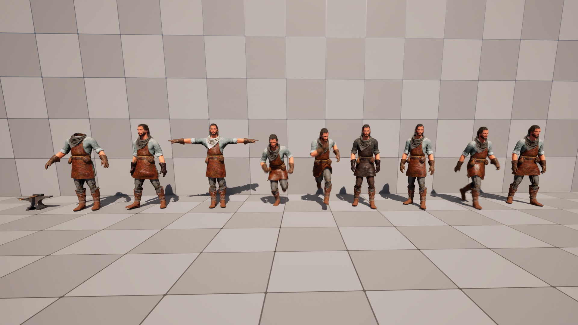Blacksmith K Low-poly 3D model_6