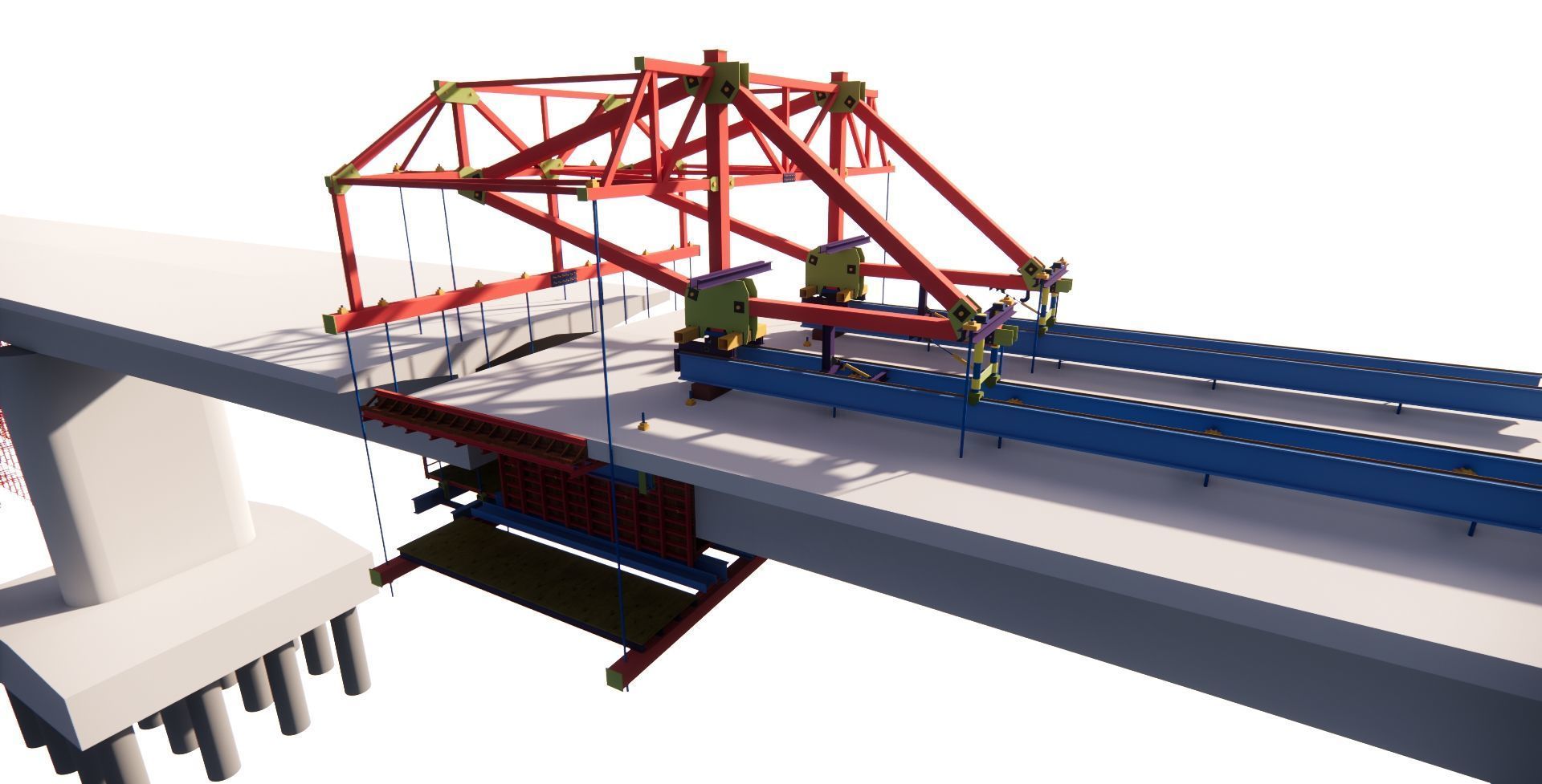 Bridge Construction 3D Model - Detailed Look into Infrastructure 3D model_2