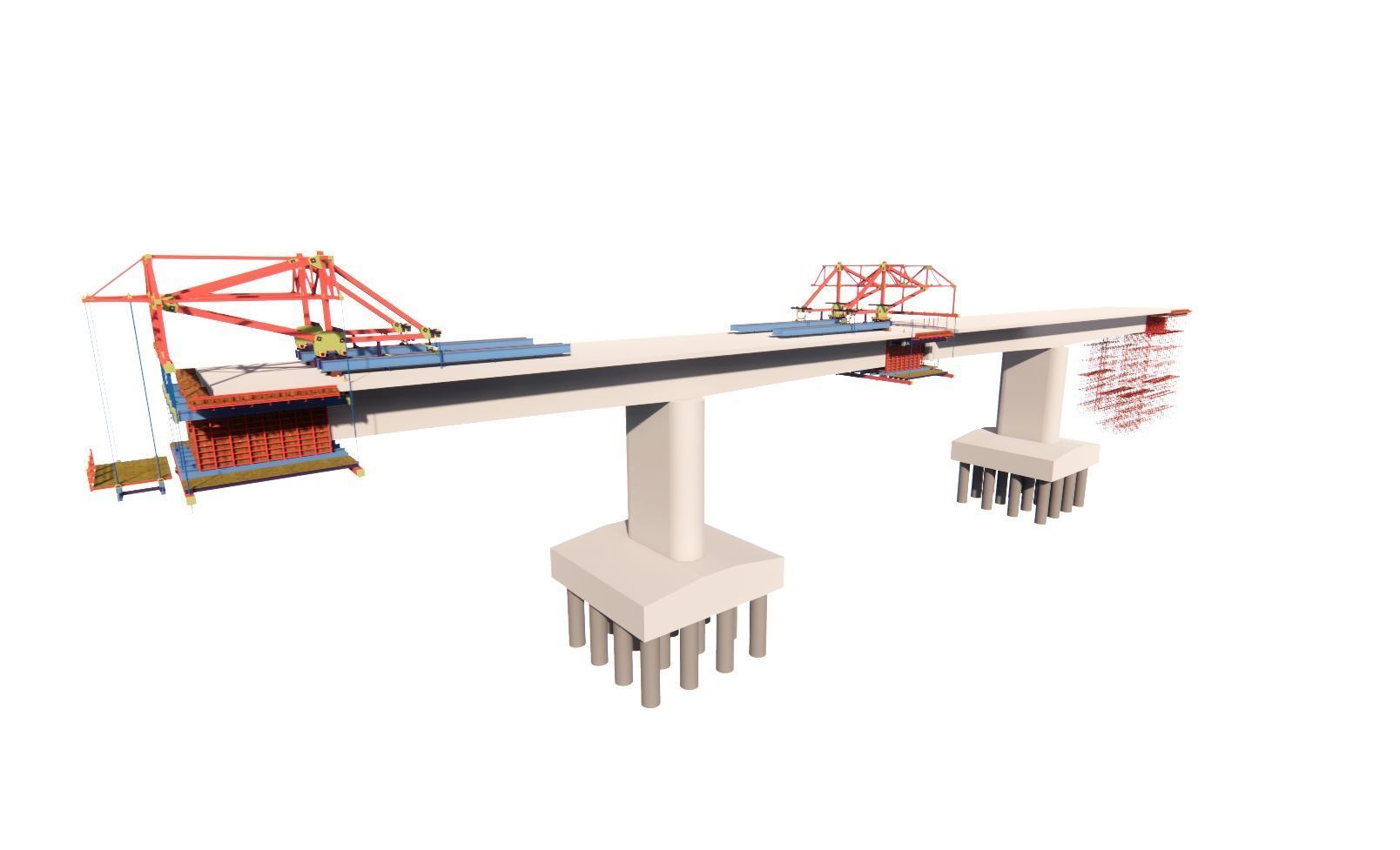 Bridge Construction 3D Model - Detailed Look into Infrastructure 3D model_1