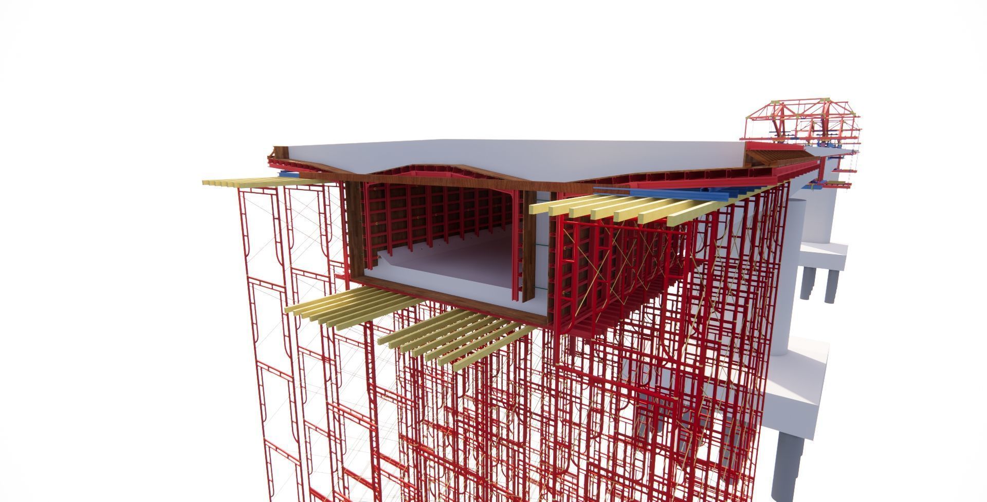 Bridge Construction 3D Model - Detailed Look into Infrastructure 3D model_17