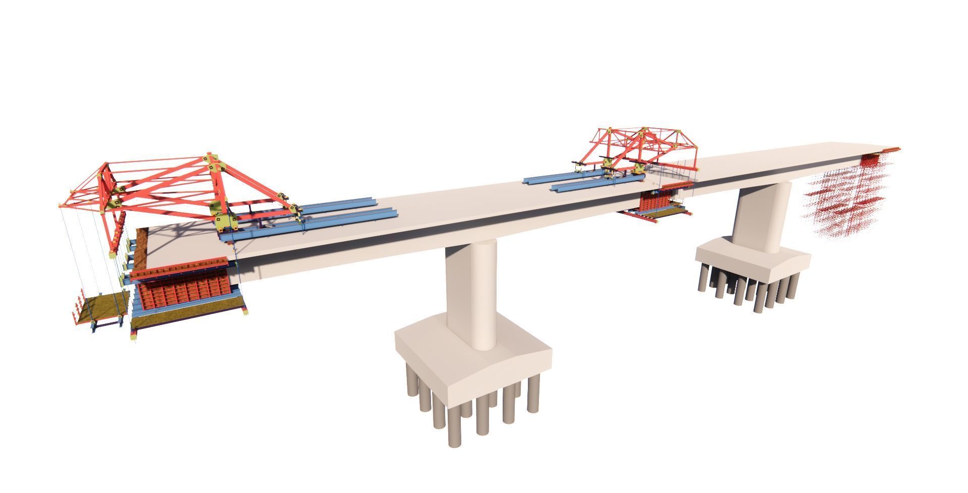Bridge Construction 3D Model - Detailed Look into Infrastructure 3D model_18