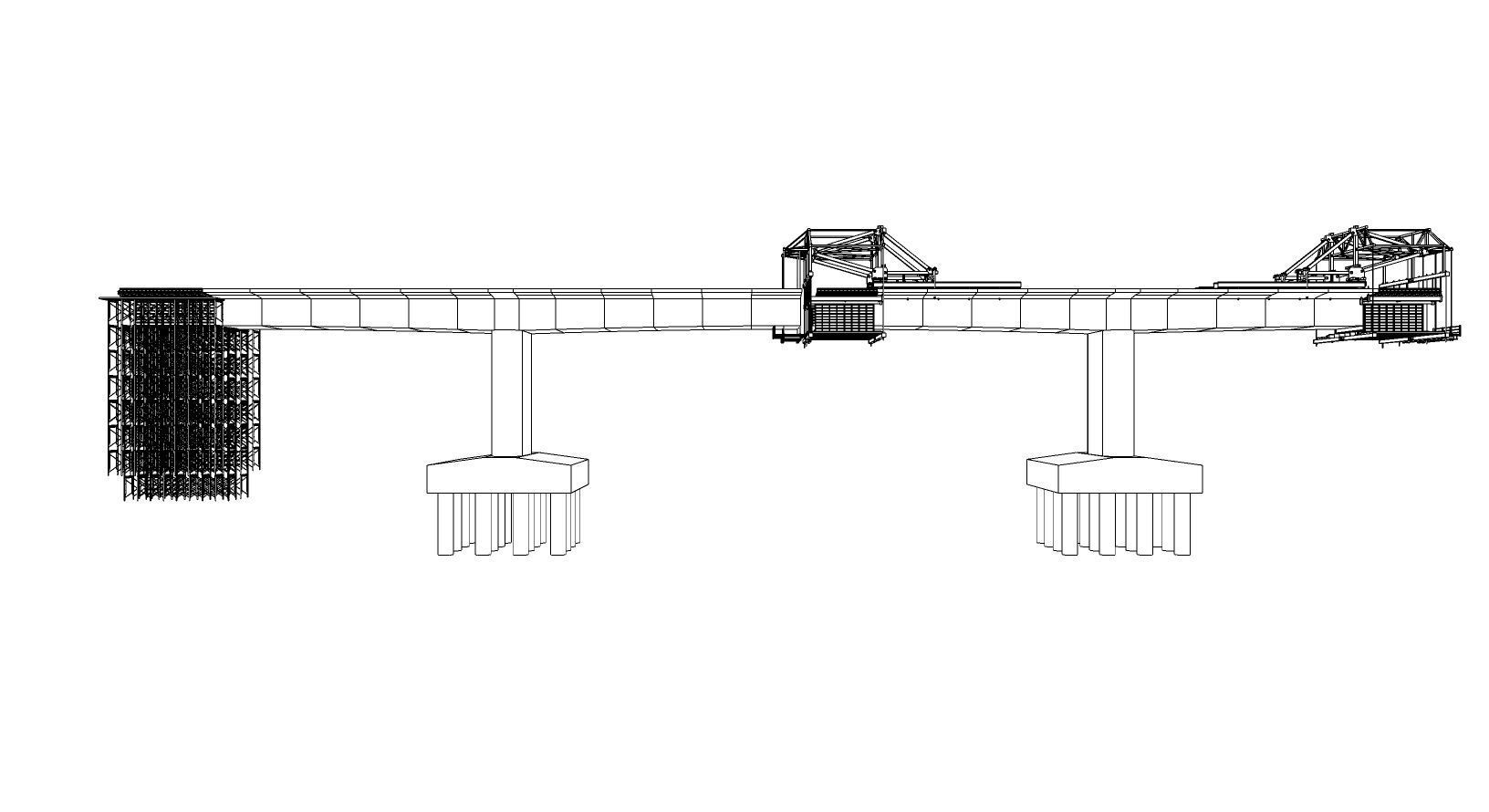 Bridge Construction 3D Model - Detailed Look into Infrastructure 3D model_14