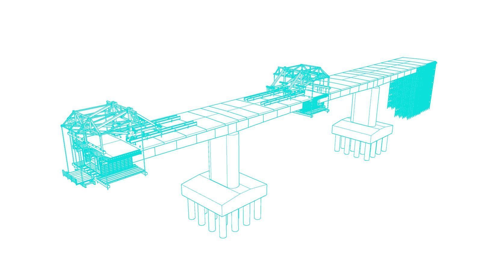 Bridge Construction 3D Model - Detailed Look into Infrastructure 3D model_8