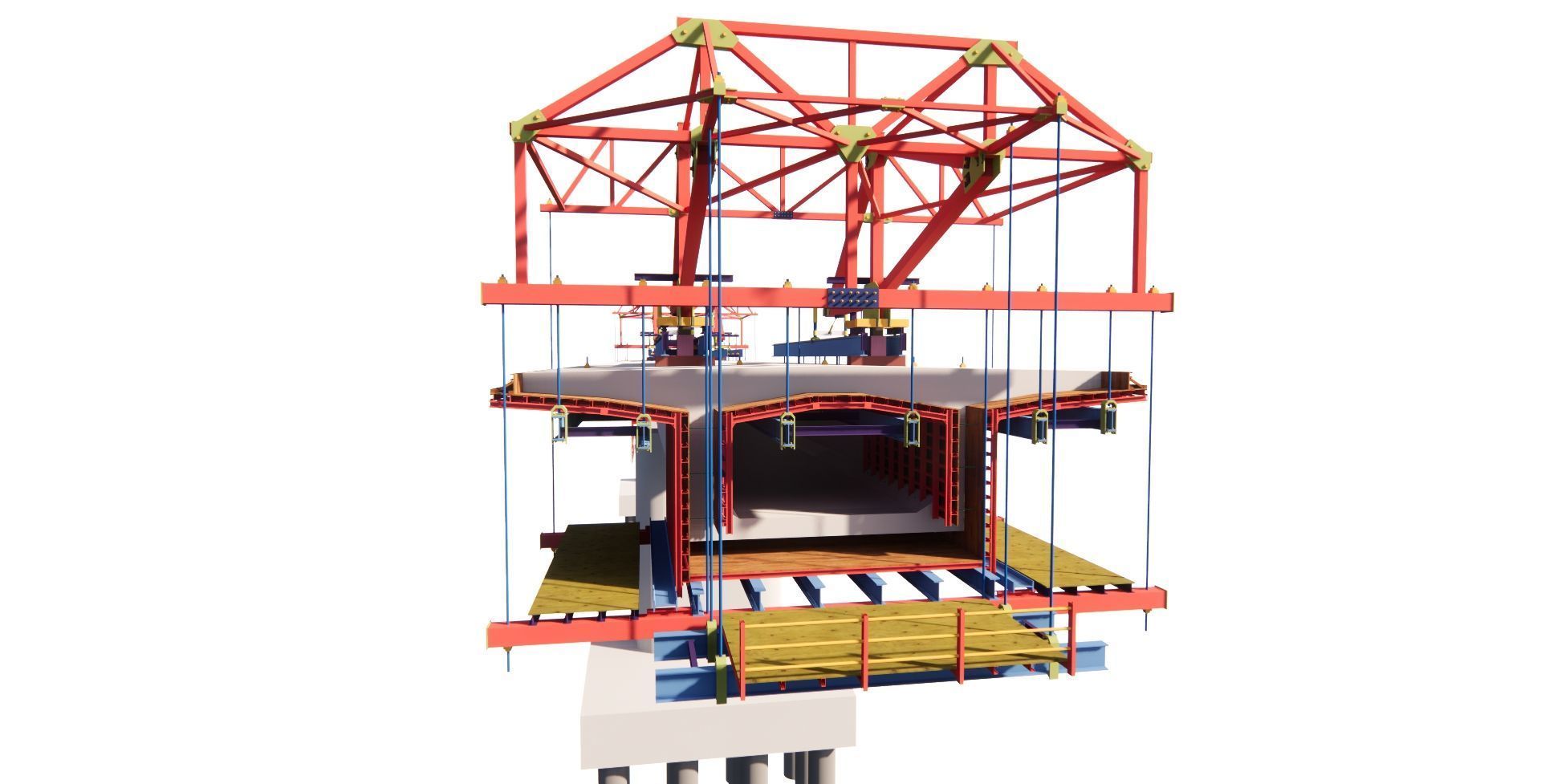 Bridge Construction 3D Model - Detailed Look into Infrastructure 3D model_5