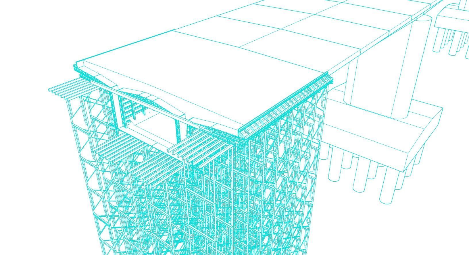 Bridge Construction 3D Model - Detailed Look into Infrastructure 3D model_13