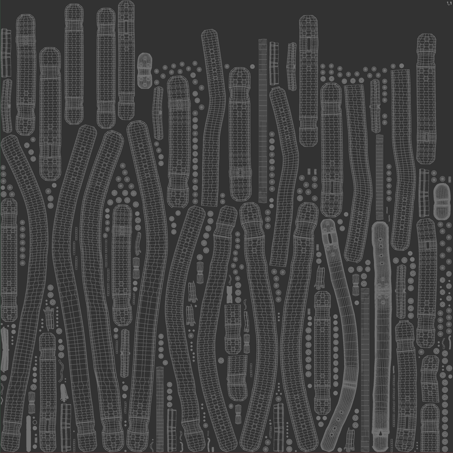 Harness on a mannequin 3D model_17
