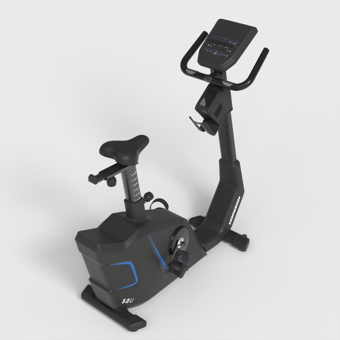 EXERCISE BIKE Low-poly 3D model_5