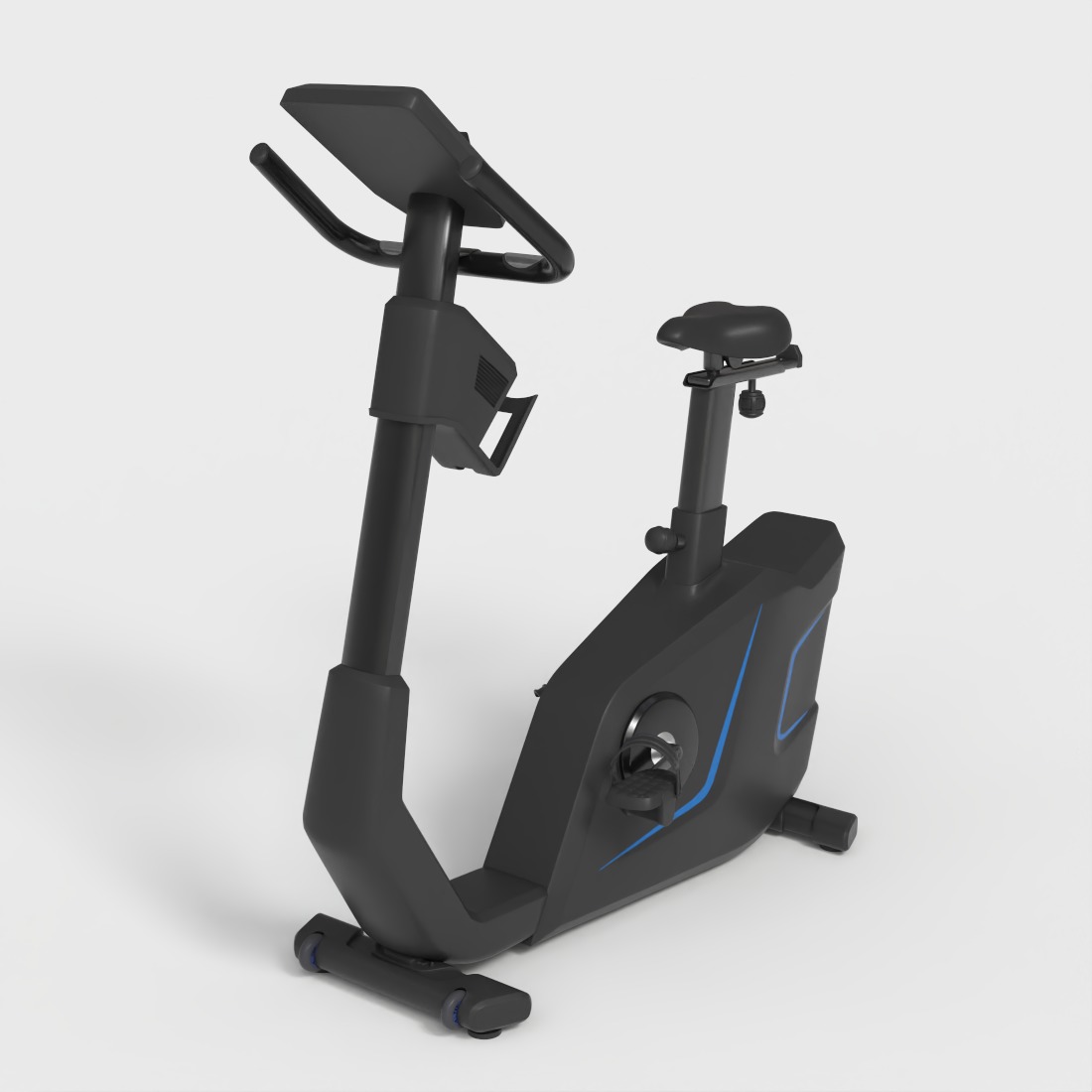 EXERCISE BIKE Low-poly 3D model_4