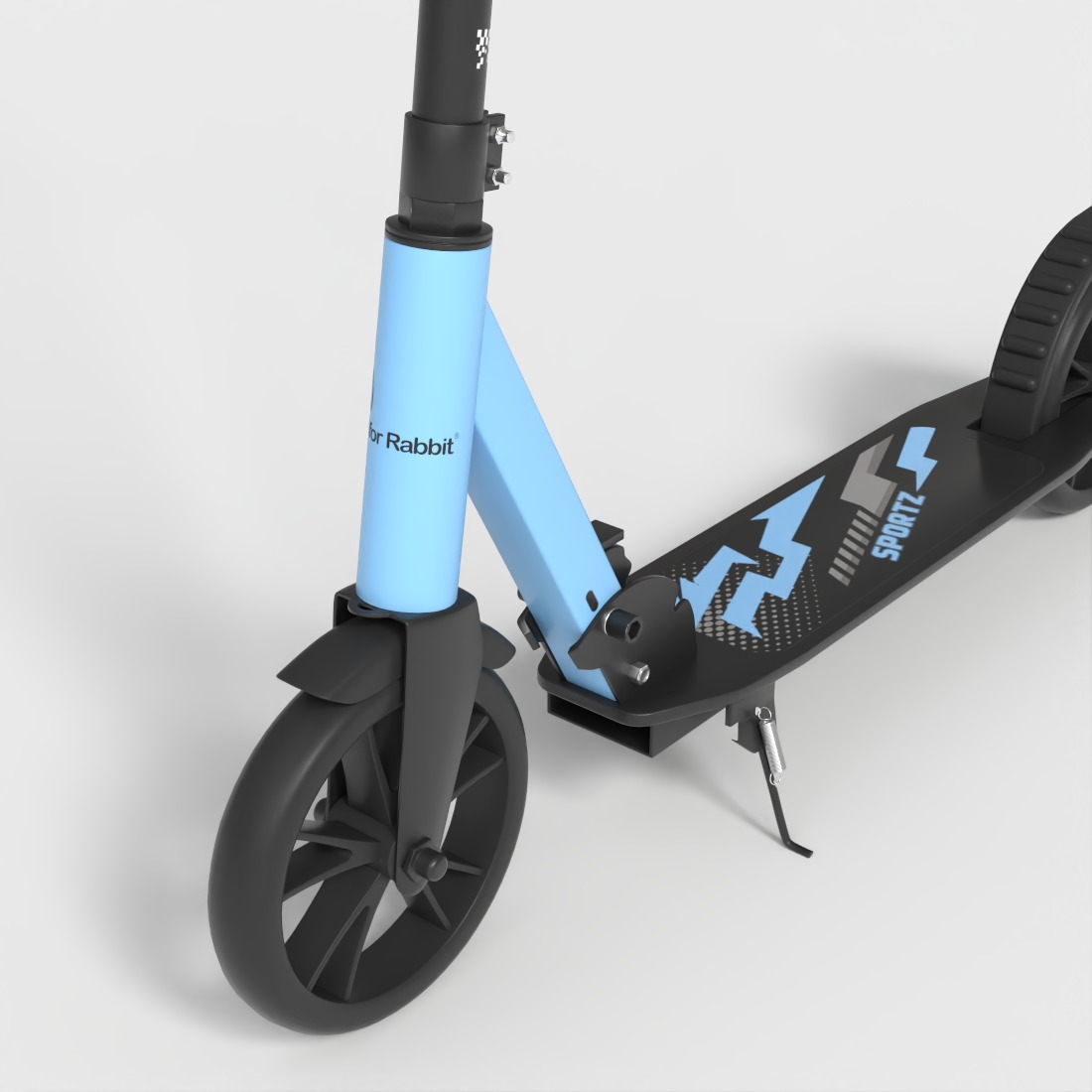 KIDS SCOOTER Low-poly 3D model_5