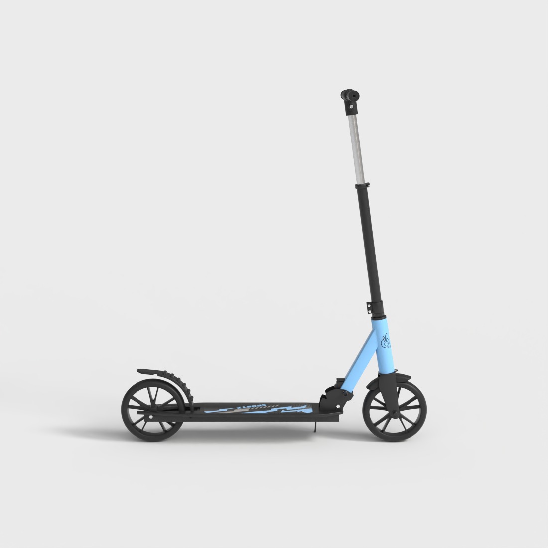 KIDS SCOOTER Low-poly 3D model_2