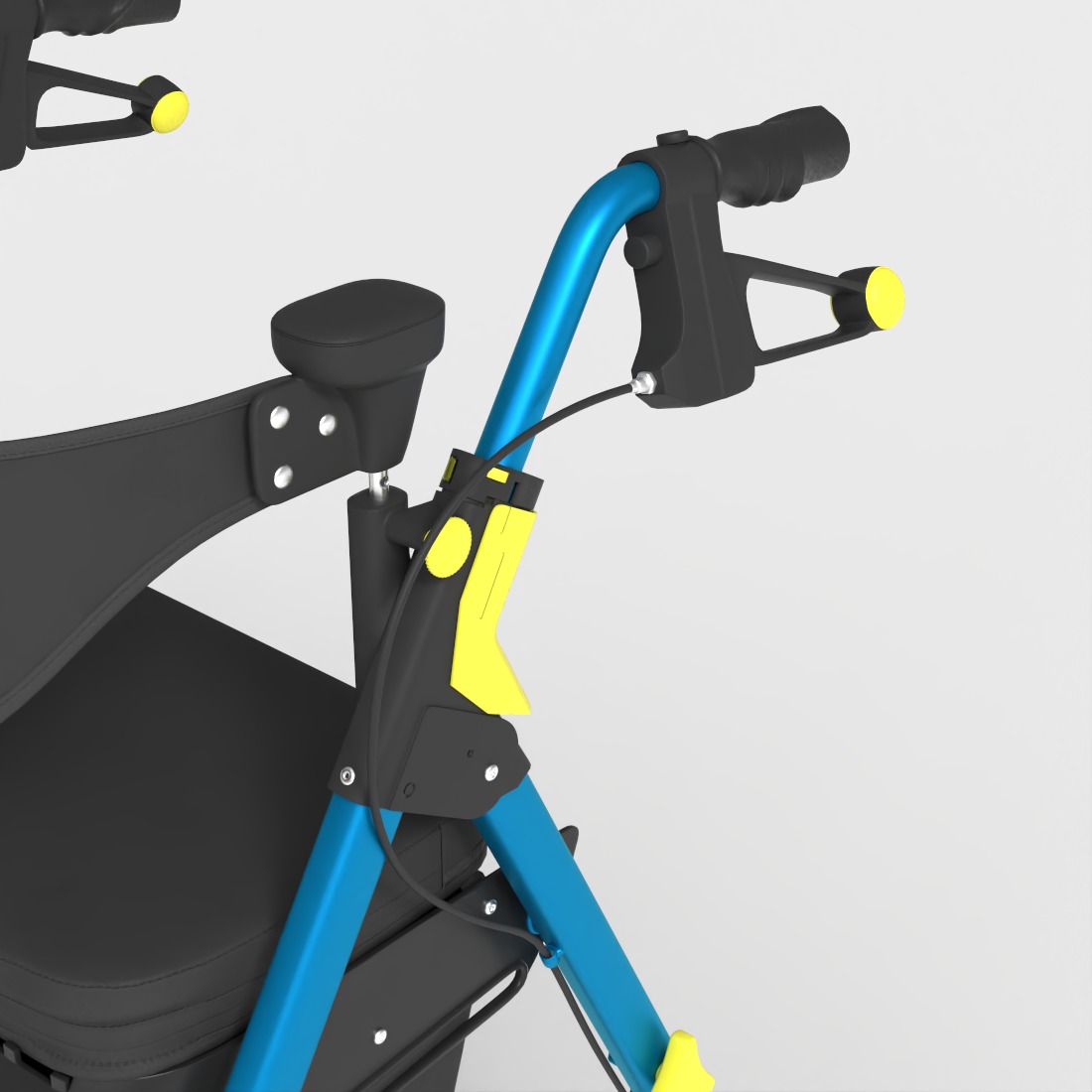 MOBILITY ROLLATOR WALKER Low-poly 3D model_5