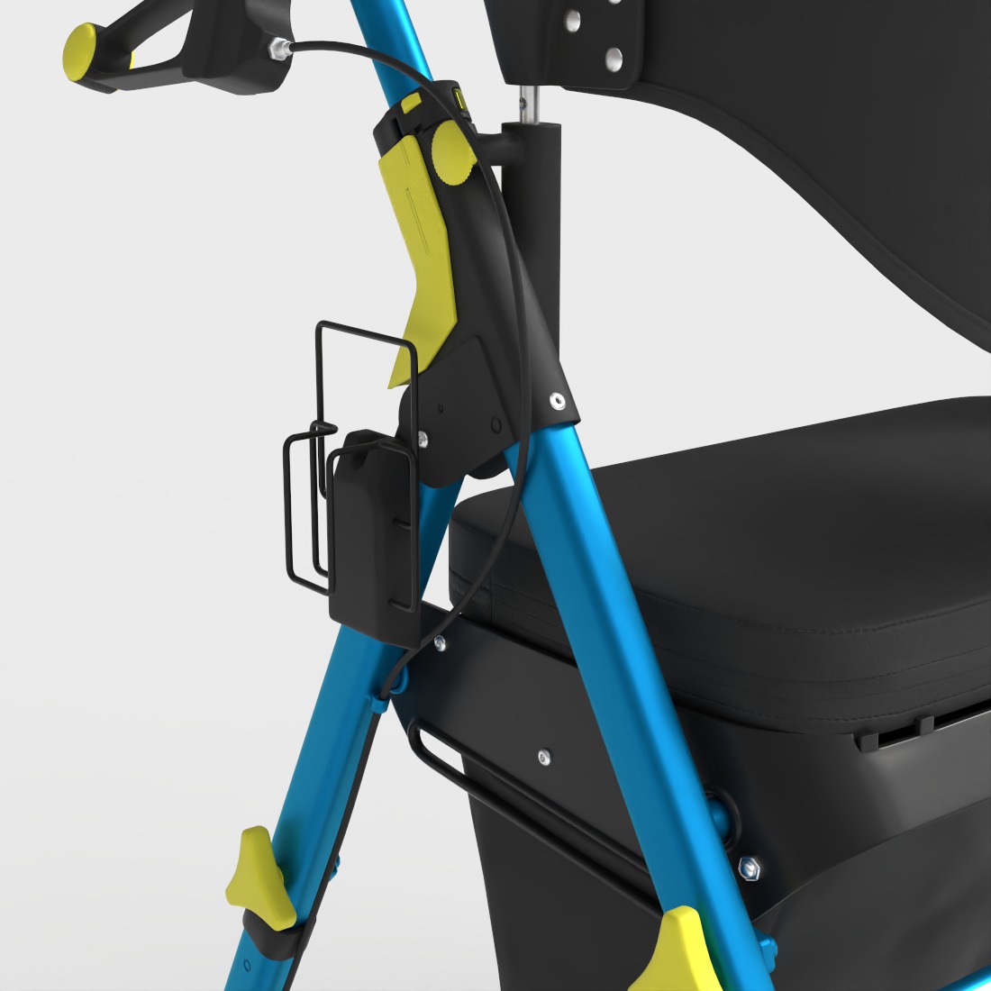 MOBILITY ROLLATOR WALKER Low-poly 3D model_6