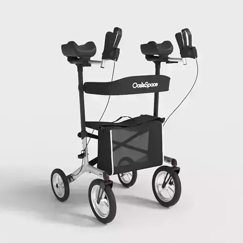 HANDICAP ADULT WALKER Low-poly 3D model