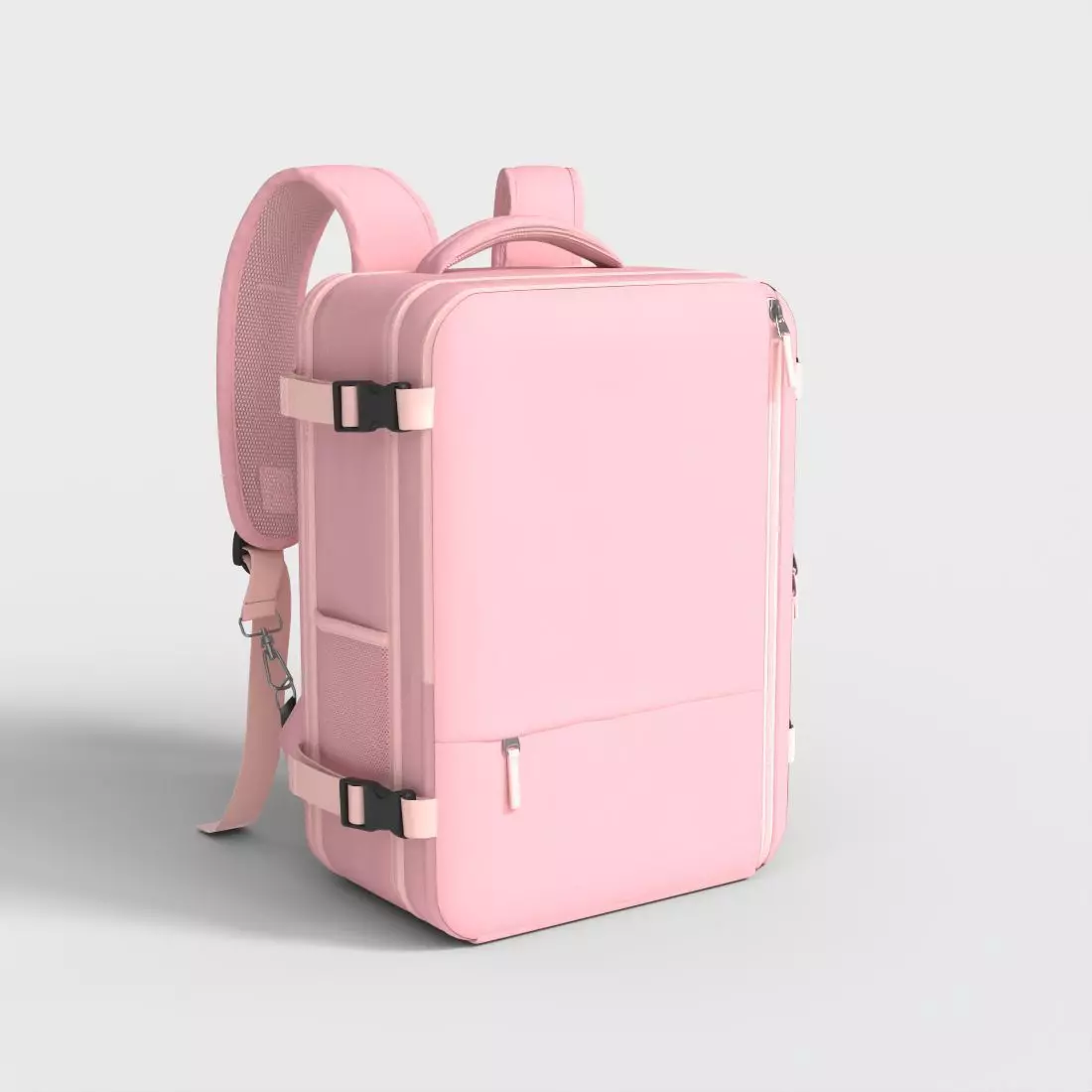 PINK WATERPROOF BACKPACK Low-poly 3D model_0