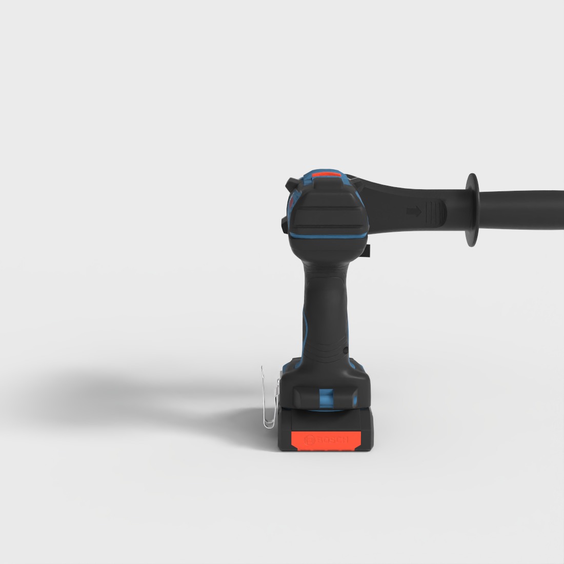 BOSCH BRUSHLESS DRILL MACHINE Low-poly 3D model_3