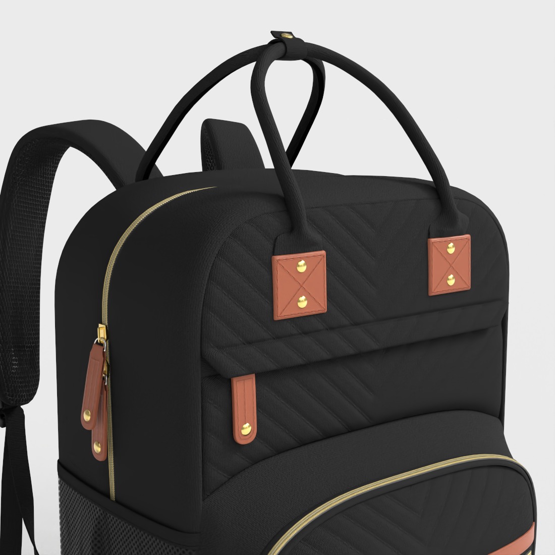BACKPACK FOR WOMEN  Low-poly 3D model_6